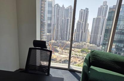 Business Centre - Studio - 3 Bathrooms for rent in The Binary Tower - Business Bay - Dubai