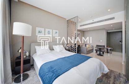 Apartment - Studio - 1 Bathroom for rent in Damac Maison Prive B - Damac Maison Prive - Business Bay - Dubai