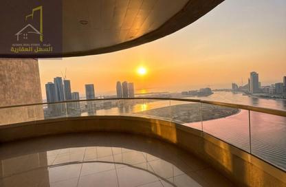 Apartment - 3 - 4 for rent in Al Khan Lagoon Tower - Al Khan Lagoon - Al Khan - Sharjah