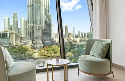 Apartment - 1 Bedroom - 2 Bathrooms for rent in Burj Vista Tower 1 - Burj Vista - Downtown Dubai - Dubai