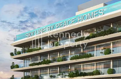 Office Space - Studio for sale in Sky Line by Peace Homes - Dubai Land Residence Complex - Dubai Land - Dubai