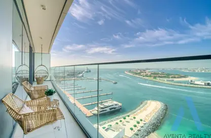 Apartment - 2 Bedrooms - 2 Bathrooms for rent in Beach Vista Tower 1 - Beach Vista - EMAAR Beachfront - Dubai Harbour - Dubai