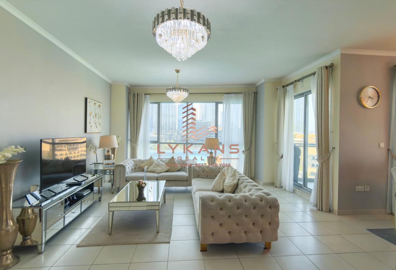 Burj Khalifa & Dubai Fountain View | Furnished photo 5