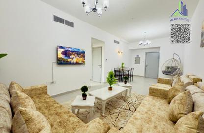 Apartment - 1 - 2 for rent in Corniche Tower - Ajman Corniche Road - Ajman