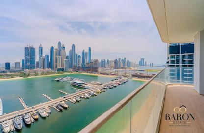 Apartment - 3 Bedrooms - 3 Bathrooms for rent in Palace Beach Residence Tower 1 - Palace Beach Residence - EMAAR Beachfront - Dubai Harbour - Dubai