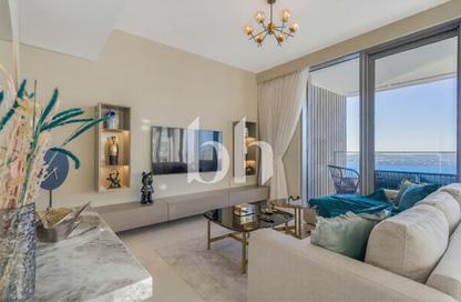 Apartment - 3 Bedrooms - 4 Bathrooms for rent in Beach Isle Tower 2 - Beach Isle - Emaar Beachfront - Dubai Harbour - Dubai
