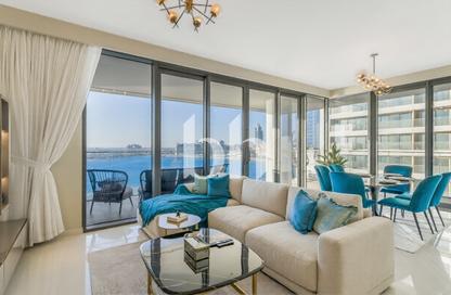 Apartment - 3 Bedrooms - 4 Bathrooms for rent in Beach Isle Tower 2 - Beach Isle - Emaar Beachfront - Dubai Harbour - Dubai