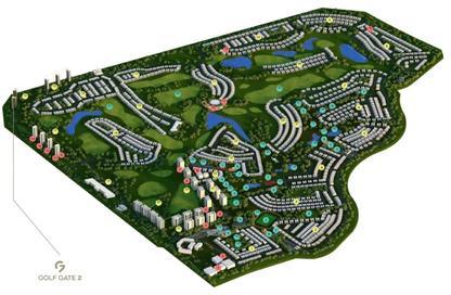 Apartment - 1 Bedroom - 2 Bathrooms for sale in Golf Gate 2 - DAMAC Hills - Dubai