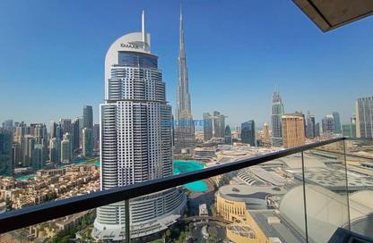 Apartment - 2 Bedrooms - 2 Bathrooms for rent in Boulevard Point - Downtown Dubai - Dubai