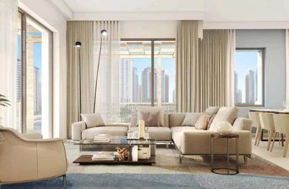 شقة - غرفة نوم - 1 حمام للبيع في برج Seapoint 1 - سي بوينت - إعمار بيتشفرونت - دبي هاربور - دبي