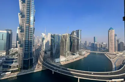 شقة - غرفة نوم - 2 حمامات للايجار في برج نورا - مدينة الحبتور - الخليج التجاري - دبي