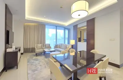 شقة - 2 غرف نوم - 2 حمامات للايجار في 1 فندق العنوان-سكاي فيو - أبراج العنوان سكاي فيو - وسط مدينة دبي - دبي