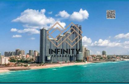 Apartment - 1 Bedroom - 2 Bathrooms for sale in Ajman Corniche Residences - Ajman Corniche Road - Ajman