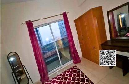 Apartment - 1 Bedroom - 2 Bathrooms for rent in Orient Tower 2 - Orient Towers - Al Bustan - Ajman