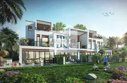 Townhouse - 4 Bedrooms - 3 Bathrooms for sale in Costa Brava at DAMAC Lagoons - Damac Lagoons - Dubai