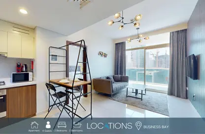 Apartment - 2 Bedrooms - 2 Bathrooms for rent in Vera Residences - Business Bay - Dubai