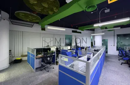 Office Space - 3 Bedrooms - 1 Bathroom for rent in The Prime Tower - Business Bay - Dubai