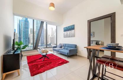 Apartment - 1 Bedroom - 2 Bathrooms for rent in Silverene Tower A - Silverene - Dubai Marina - Dubai