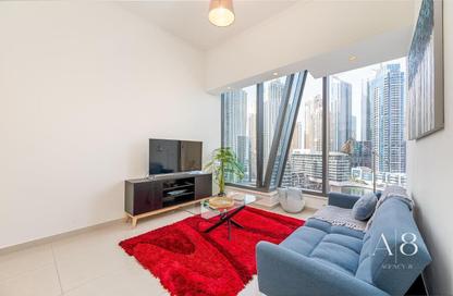 Apartment - 1 Bedroom - 2 Bathrooms for rent in Silverene Tower A - Silverene - Dubai Marina - Dubai