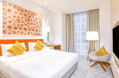 النزل و الشقق الفندقية - 3 غرف نوم - 2 حمامات للايجار في جراند ميركيور مطار دبي - منطقة القرهود - دبي