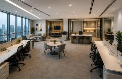Business Centre - Studio - 3 Bathrooms for rent in Al Salam Tower - Dubai Media City - Dubai