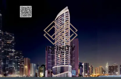 Apartment - 1 Bedroom - 2 Bathrooms for sale in Tower C1 - Ajman Pearl Towers - Ajman Downtown - Ajman