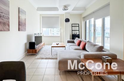 Apartment - 1 - 2 for rent in Al Mass Tower - Dubai Marina Towers - Dubai Marina - Dubai