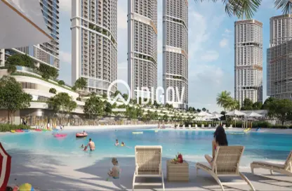 Apartment - 2 Bedrooms for sale in 310 Riverside Crescent - Sobha Hartland II - Bukadra - Dubai