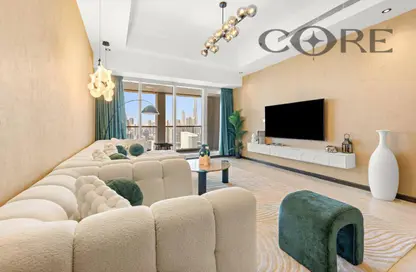 شقة - 2 غرف نوم - 3 حمامات للايجار في برج تشرشل السكني - أبراج تشرشل - الخليج التجاري - دبي