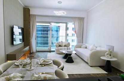 Apartment - 1 Bedroom - 2 Bathrooms for rent in Damac Heights - Dubai Marina - Dubai