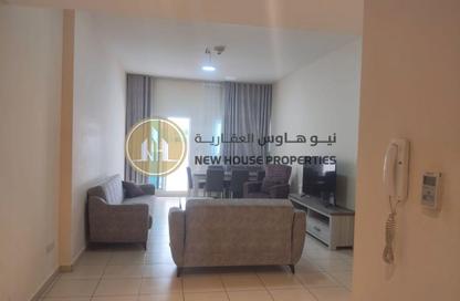 شقة - غرفة نوم - 2 حمامات للايجار في أبراج عجمان وان - الصوان - عجمان