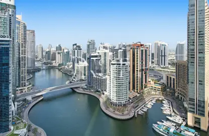 Apartment - 1 Bedroom - 2 Bathrooms for rent in Bay Central Tower Central - Bay Central - Dubai Marina - Dubai