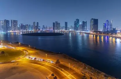 Apartment - 1 Bedroom - 2 Bathrooms for rent in Beach Tower 1 - Al Khan Lagoon - Al Khan - Sharjah