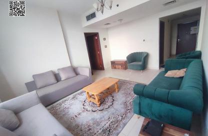 Apartment - 1 Bedroom - 2 Bathrooms for rent in Orient Tower 1 - Orient Towers - Al Bustan - Ajman
