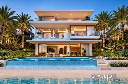 Villa - 5 - 7 for sale in Beach Collection Frond D - Beach Collection - Palm Jebel Ali - Dubai