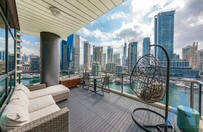 Apartment - 3 Bedrooms - 5 Bathrooms for rent in Al Sahab 1 - Al Sahab - Dubai Marina - Dubai