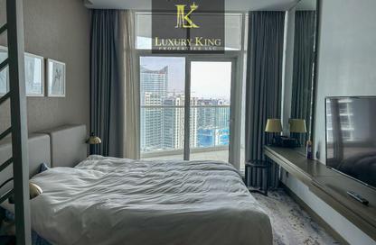 Apartment - Studio - 1 Bathroom for rent in Damac Maison Prive B - Damac Maison Prive - Business Bay - Dubai