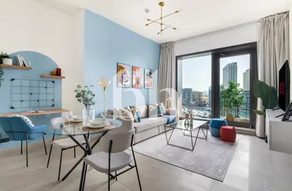 شقة - غرفة نوم - 2 حمامات للايجار في برج التألق 1 - أبراج البريق - دبي مارينا - دبي