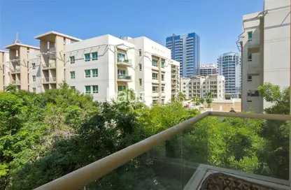 شقة - غرفة نوم - 1 حمام للايجار في الظفرة 3 - الظفرة - جرينز - دبي