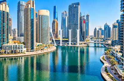 Apartment - 1 - 2 for rent in Marina View Tower B - Marina View - Dubai Marina - Dubai