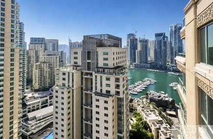 Apartment - 3 Bedrooms - 4 Bathrooms for rent in Al Mass Tower - Dubai Marina Towers - Dubai Marina - Dubai
