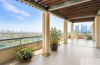 Apartment - 3 Bedrooms - 4 Bathrooms for rent in Al Mass Tower - Dubai Marina Towers - Dubai Marina - Dubai