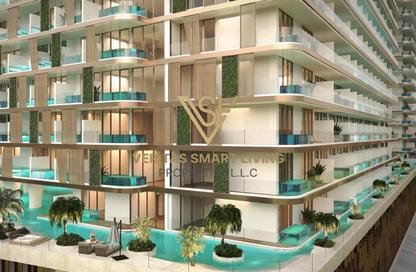Apartment - 2 - 2 for sale in Peace Lagoons II by Peace Homes - Dubai Land Residence Complex - Dubai