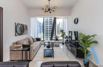 Apartment - 1 - 2 for rent in Silverene Tower A - Silverene - Dubai Marina - Dubai