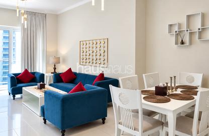 Apartment - 3 - 3 for rent in Damac Heights - Dubai Marina - Dubai