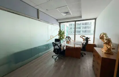 Office Space - Studio - 1 Bathroom for rent in The Prism - Business Bay - Dubai