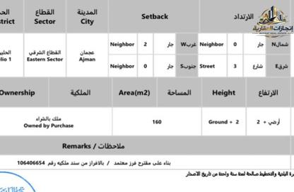 أرض - استوديو للبيع في الحليو 1 - الحليو - عجمان