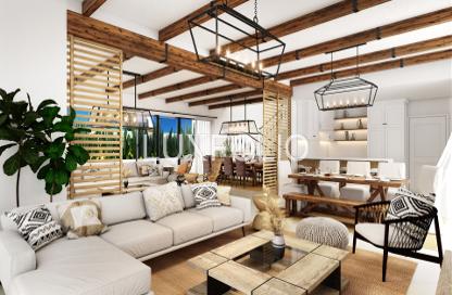Townhouse - 5 Bedrooms - 4 Bathrooms for sale in Costa Brava 2 - Costa Brava - Damac Lagoons - Dubai Townhouse - 5 Bedrooms - 4 Bathrooms for sale in Costa Brava 2 - Costa Brava - Damac Lagoons - Dubai