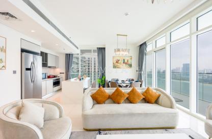 Apartment - 3 Bedrooms - 3 Bathrooms for rent in Sunrise Bay Tower 1 - Sunrise Bay - Emaar Beachfront - Dubai Harbour - Dubai