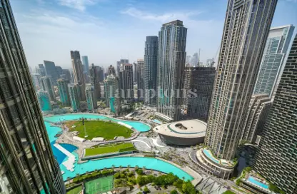 شقة - غرفة نوم - 2 حمامات للايجار في برج خليفة - برج خليفة - وسط مدينة دبي - دبي